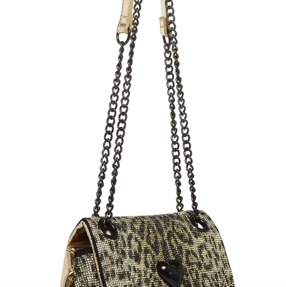 NEW Betsey Johnson Shine Art Convertible Leopard Shoulder Bag MSRP $108 NWT - Picture 11 of 11